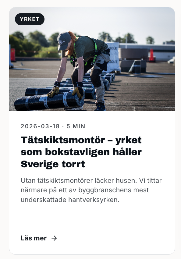 Exempel på sponsrad artikel som visas i flödet på sajten