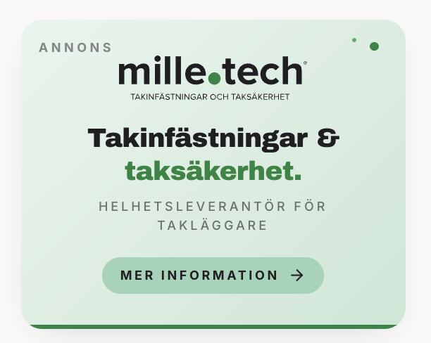Exempel på annonsbanner för Mille.tech